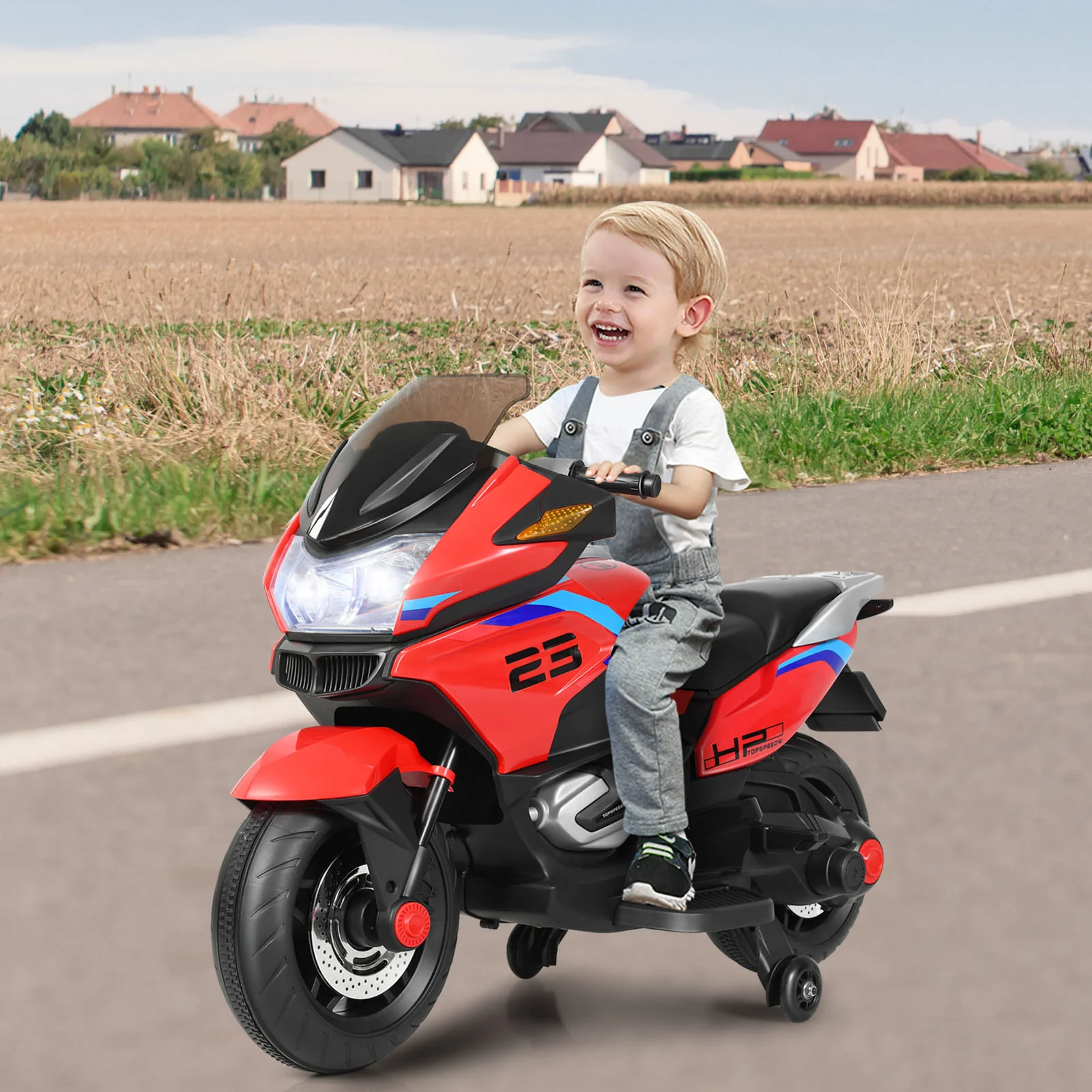 Electric Ride-On Motorcycle Toy for Kids with Headlights and Music - Image 15