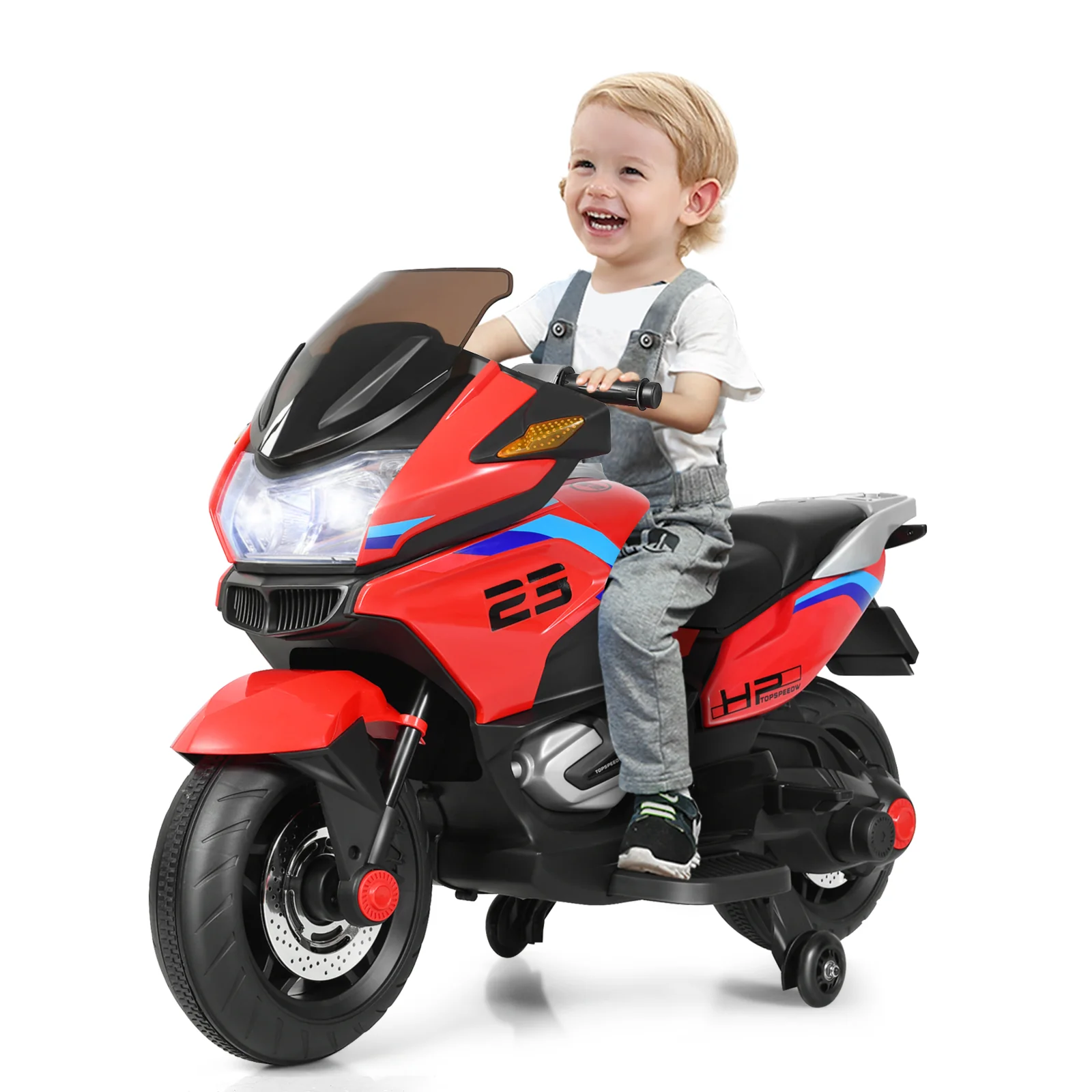 Electric Ride-On Motorcycle Toy for Kids with Headlights and Music - Image 18