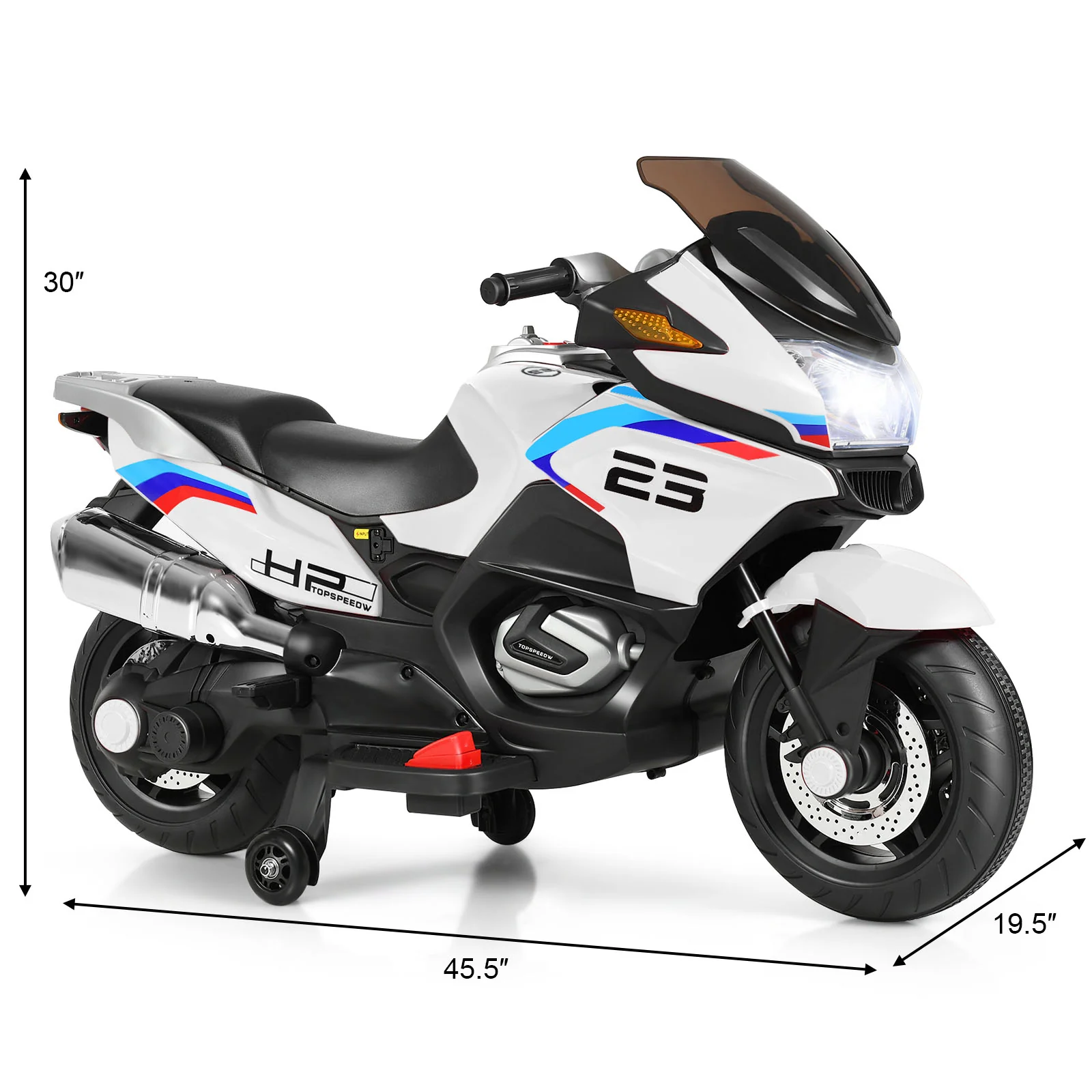Electric Ride-On Motorcycle Toy for Kids with Headlights and Music - Image 20