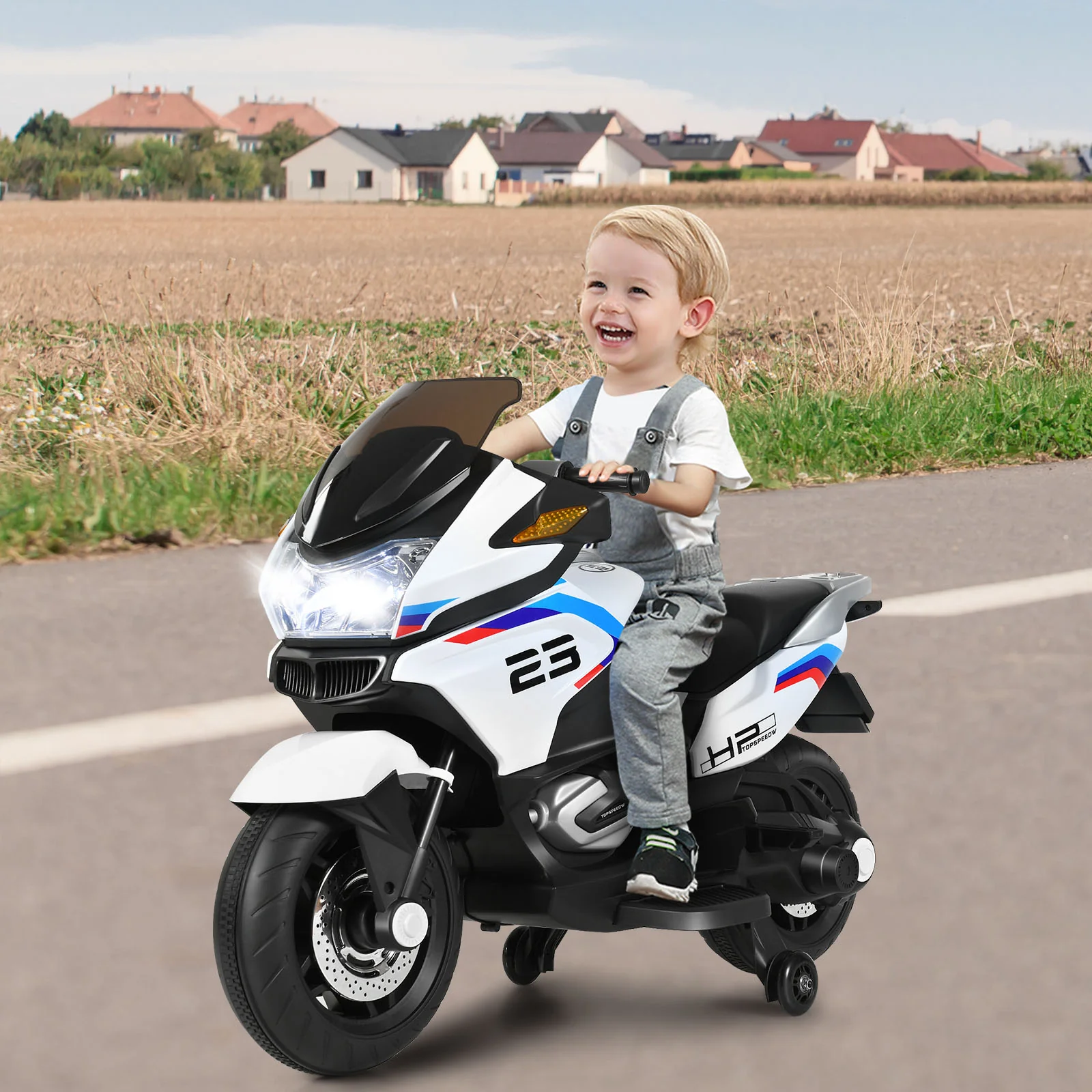 Electric Ride-On Motorcycle Toy for Kids with Headlights and Music - Image 21