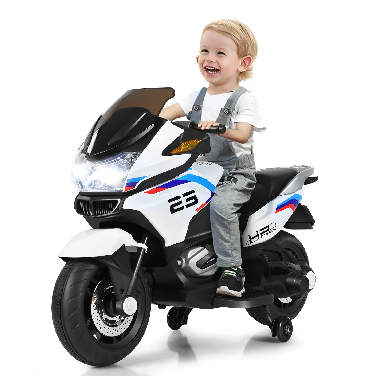 Electric Ride-On Motorcycle Toy for Kids with Headlights and Music - Image 24