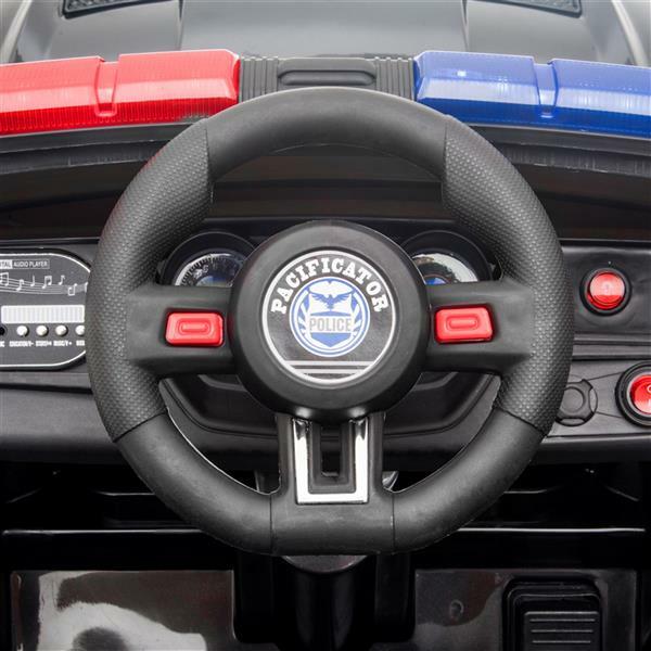 12V Electric Ride-On Police Car Truck for Kids with MP3 and Remote Control - Image 7