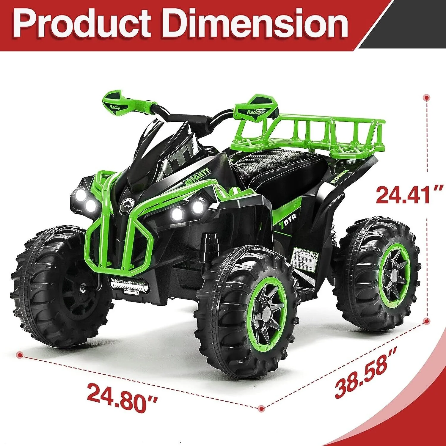 Electric Ride-On Quad ATV for Kids 3-7 Years Old - Perfect Gifts for Children - Image 2