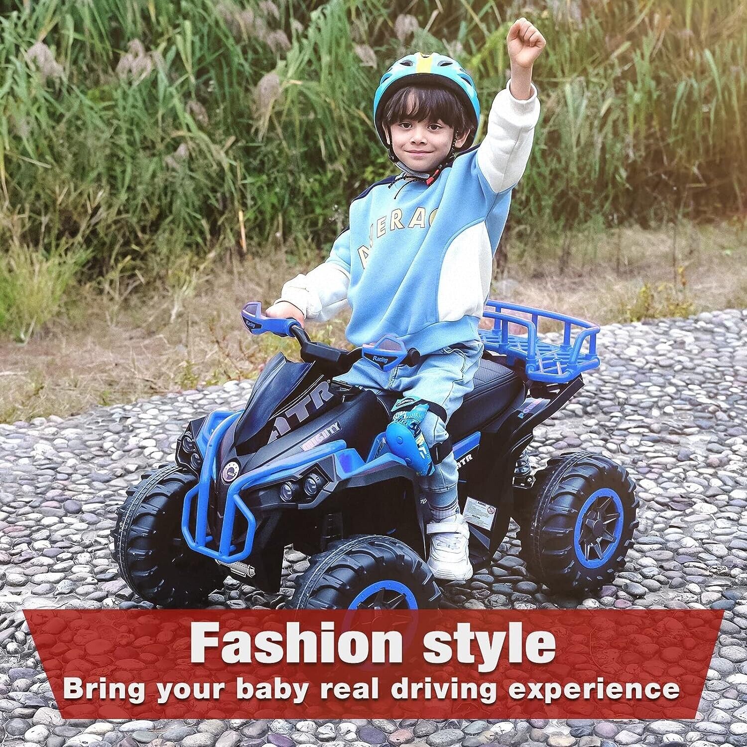 Electric Ride-On Quad Bike for Kids 3-7 Years Old - Perfect Gift for Children - Image 5