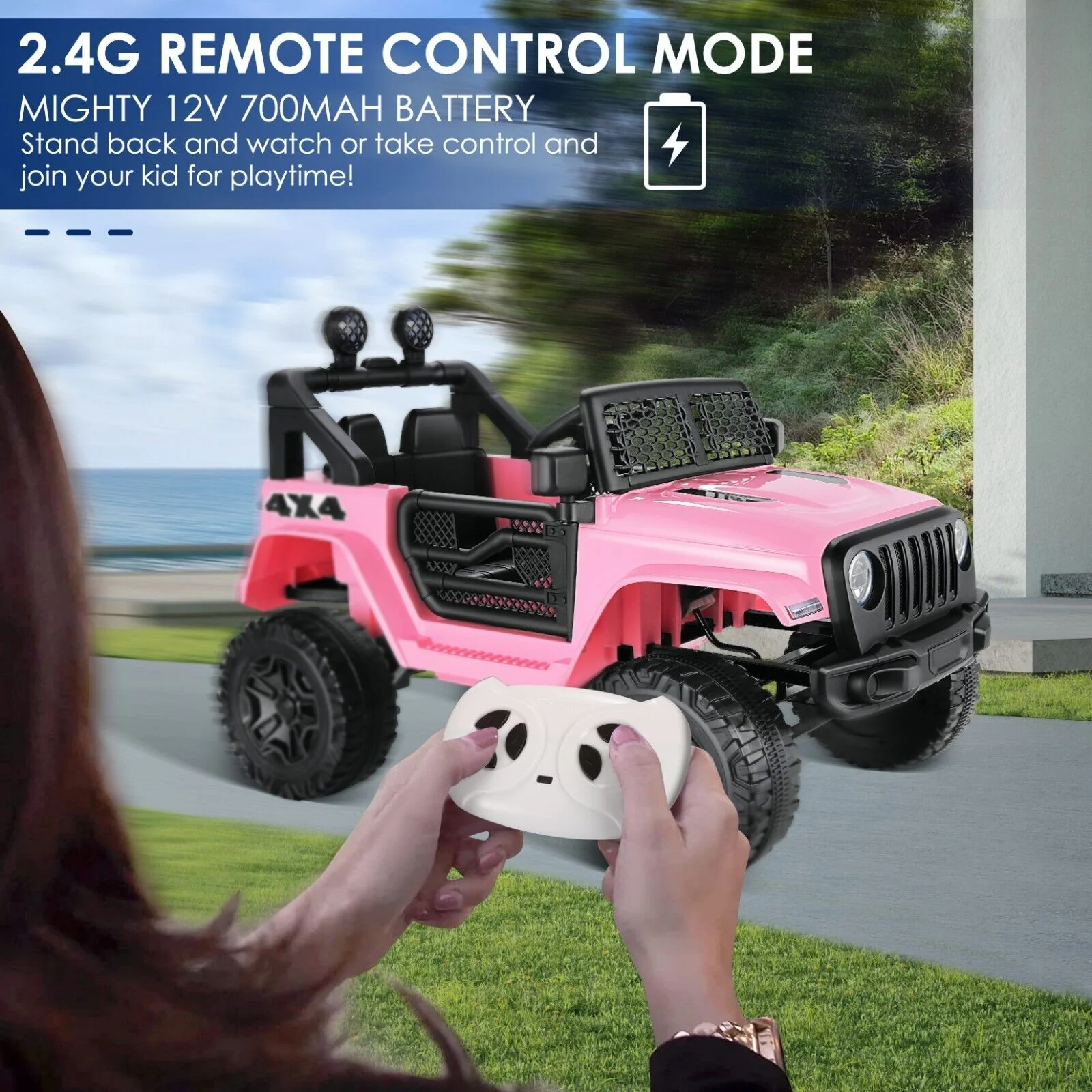 Electric Ride-On Toy Car for Kids with Remote Control and MP3 Player - Image 24