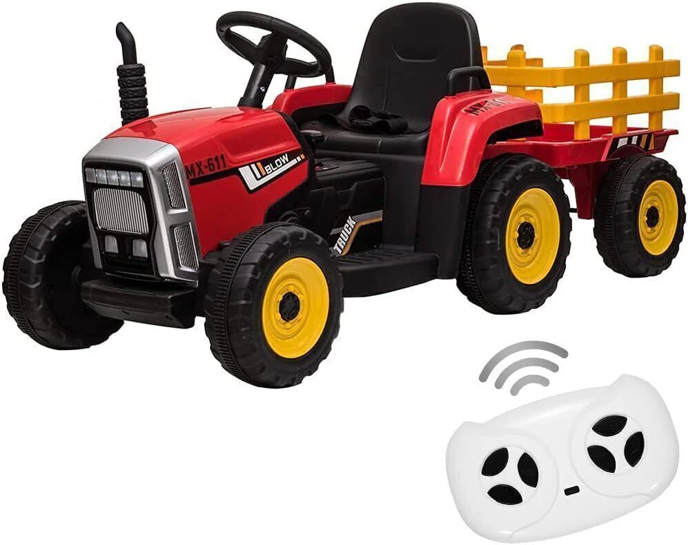 Electric Ride-On Toy Truck for Kids with RC, Bluetooth, MP3 - Perfect Christmas Gift! - Image 14