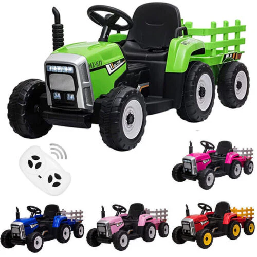Electric Ride-On Toy Truck for Kids with RC, Bluetooth, MP3 - Perfect Christmas Gift! - Image 2