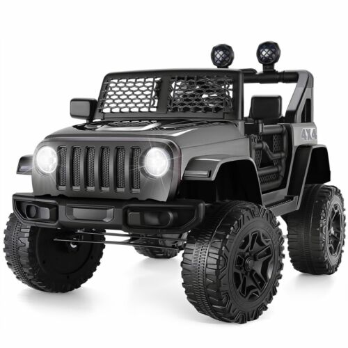 Electric Ride-On Toy Truck for Kids with Remote Control, MP3 Player, and LED Lights - 12V - Image 2