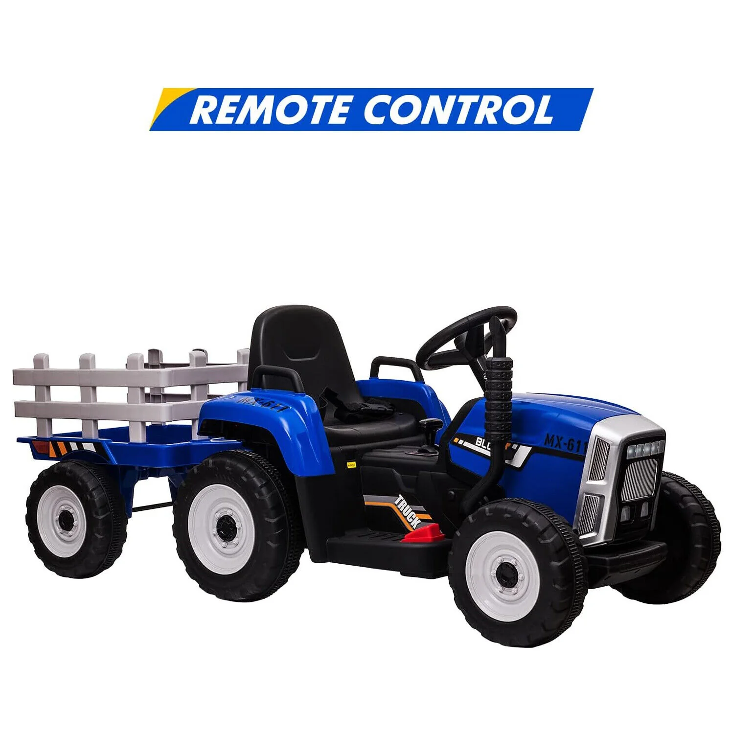 Electric Ride-On Tractor with Remote Control and MP3 Player - Perfect for Kids! - Image 5