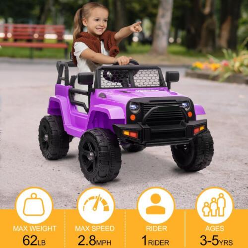Electric Ride On Truck Car for 3-5 Year Olds with 12V Battery and 3 Speed Options - Supports up to 28kg - Image 2