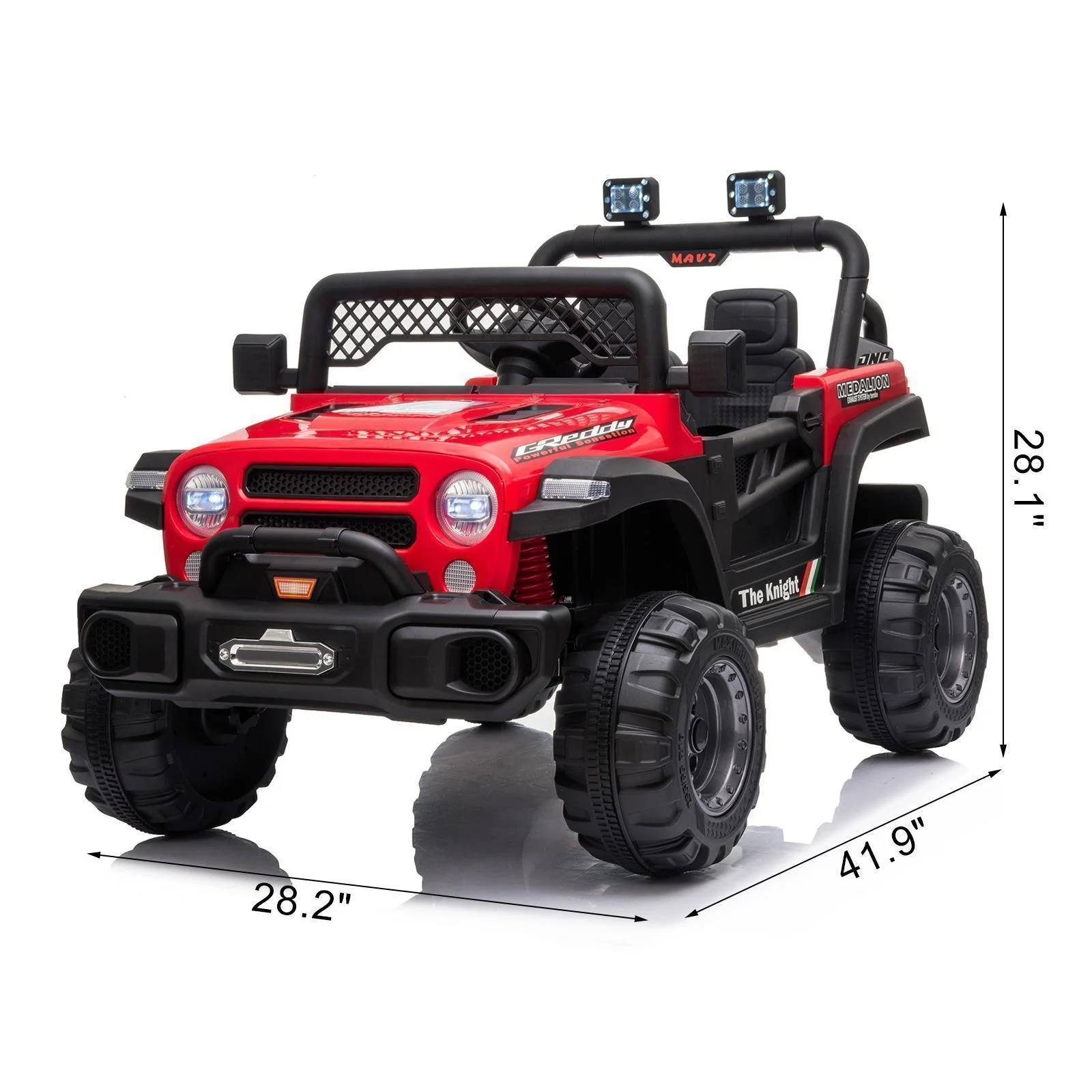 Electric Ride-On Truck for Kids with 3 Speeds and LED Lights - Perfect Gift for Young Drivers! - Image 19