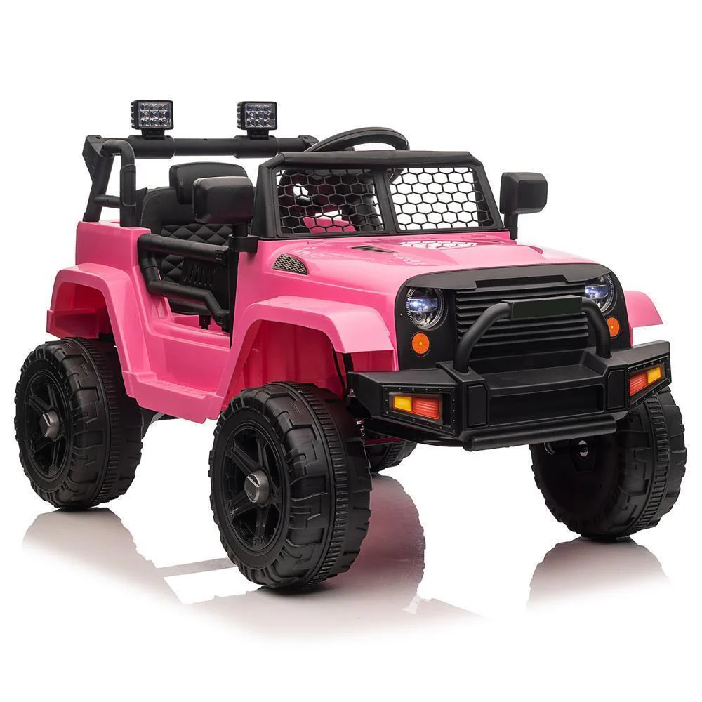 Electric Ride-On Truck for Kids with 3 Speeds and Parental Remote Control - 12V Battery Powered
