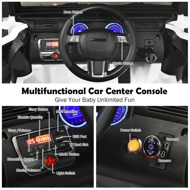 Electric Ride-On Truck for Kids with MP3, LED Lights, and Spring Suspension - Image 11