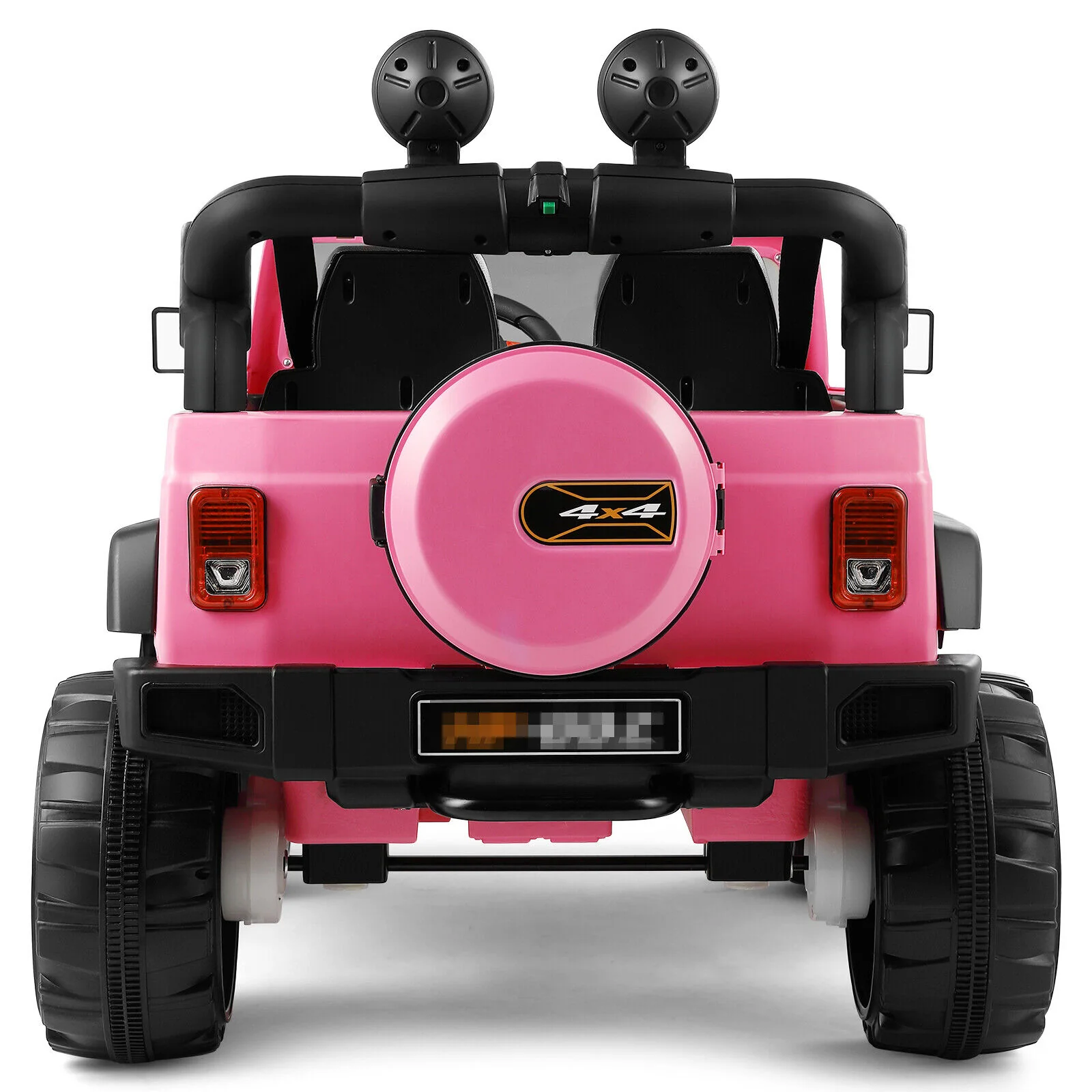 Electric Ride-On Truck for Kids with MP3 Player, Remote Control, and Pink Cover - 12V - Image 4