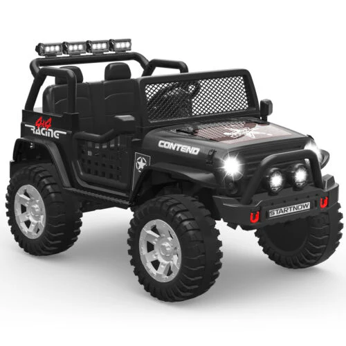 Electric Ride-On Truck for Kids with Remote Control, LED Lights, 2 Speeds, and MP3 Music - Image 2