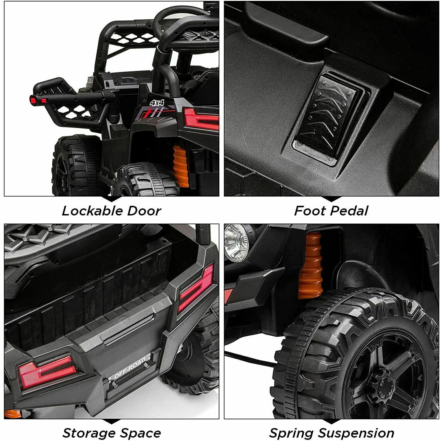 Electric Ride-On Truck for Kids with Remote Control, LED Lights, and Music - Image 10