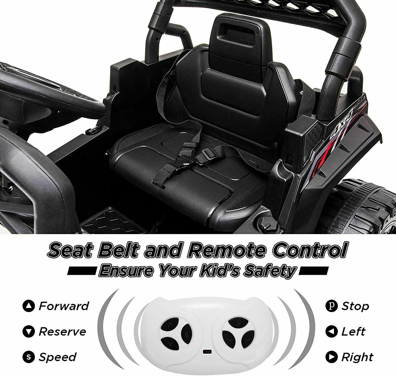 Electric Ride-On Truck for Kids with Remote Control, LED Lights, and Music - Image 8
