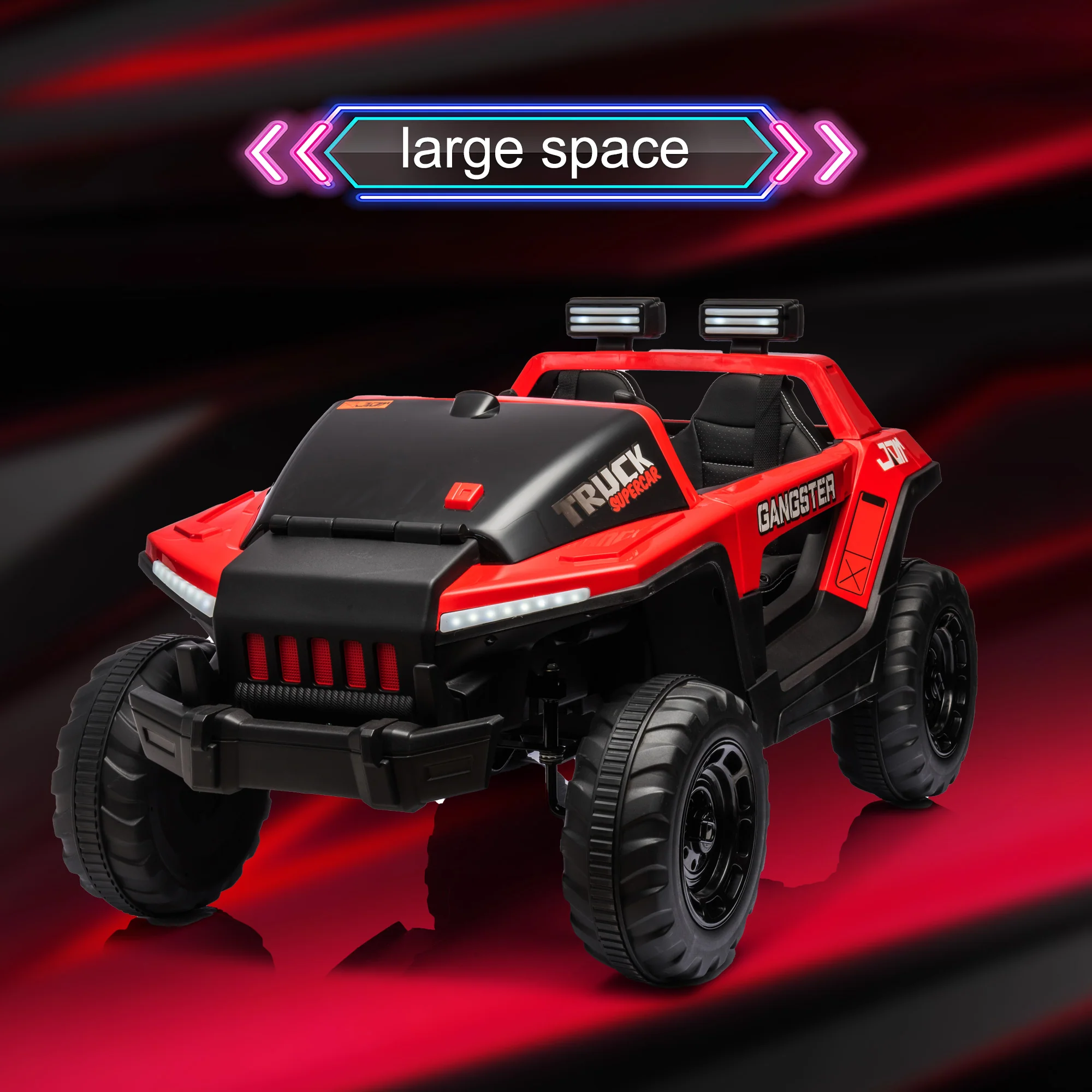 Electric Ride-On Truck for Kids with Remote Control, Music, LED Lights, and USB MP3 - Image 21