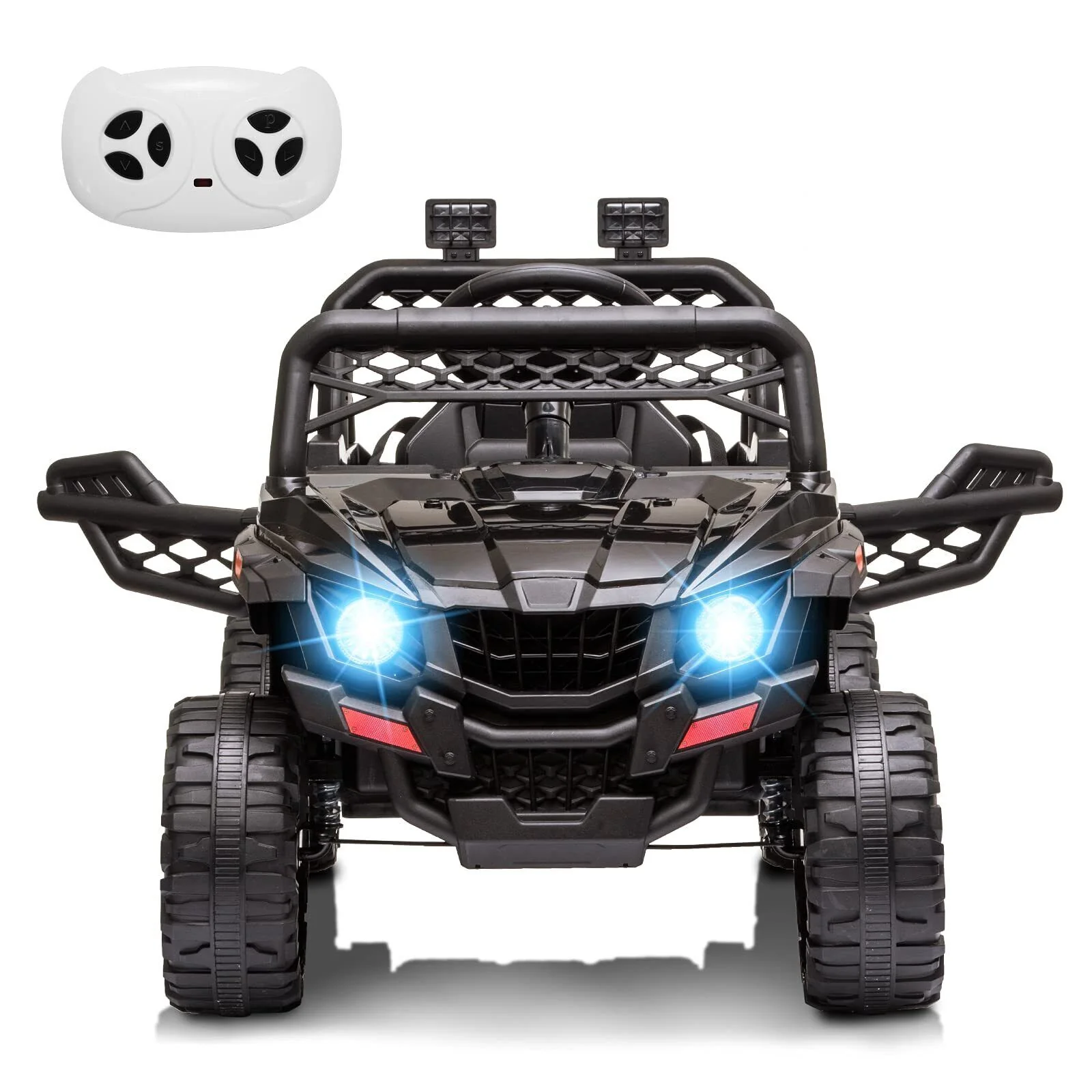 Electric Ride-On Truck for Kids with Seat Belt and Remote Control - 12V US Model