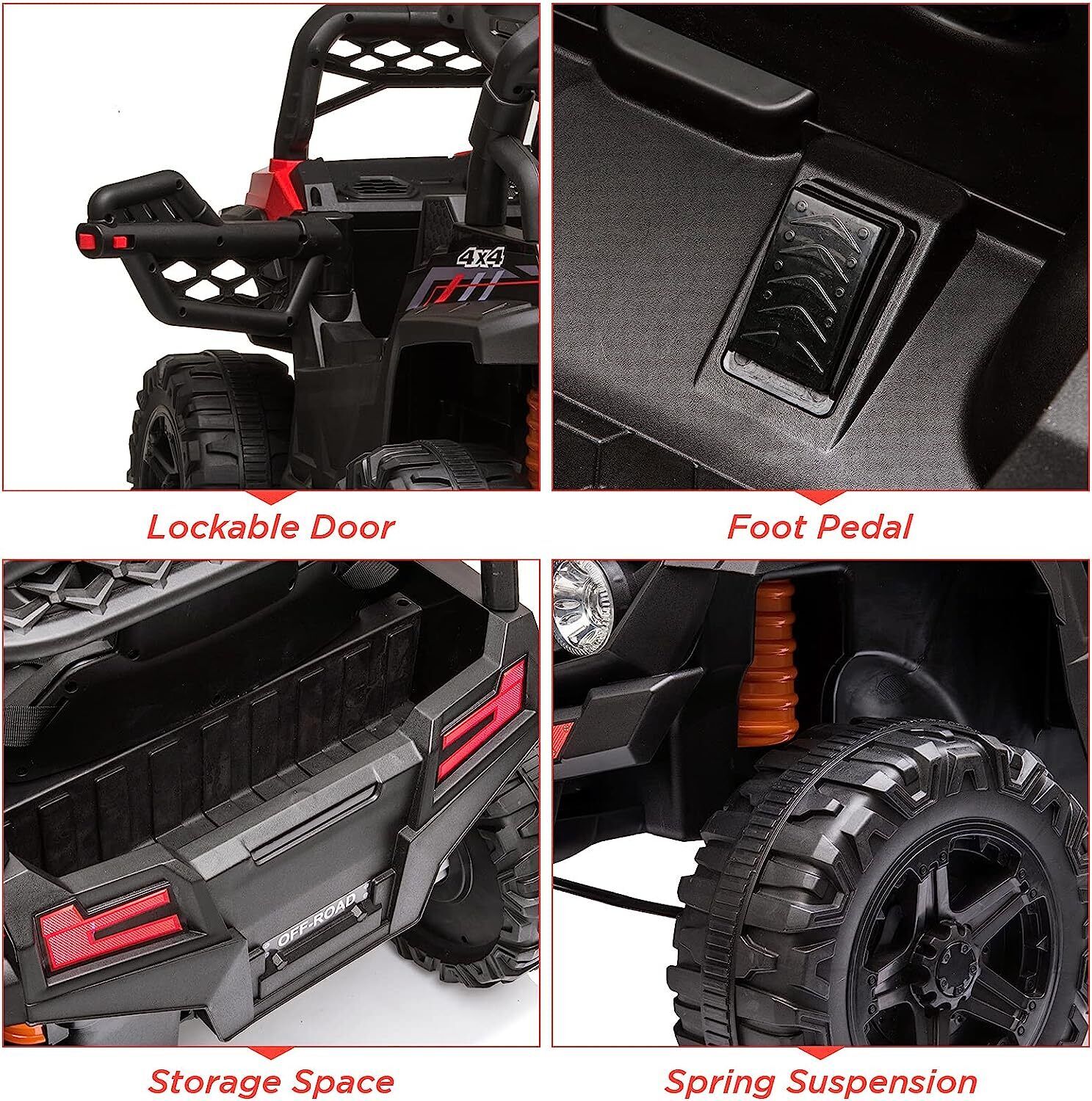 Electric Ride-On Truck for Kids with Seat Belt and Remote Control - 12V US Model - Image 7