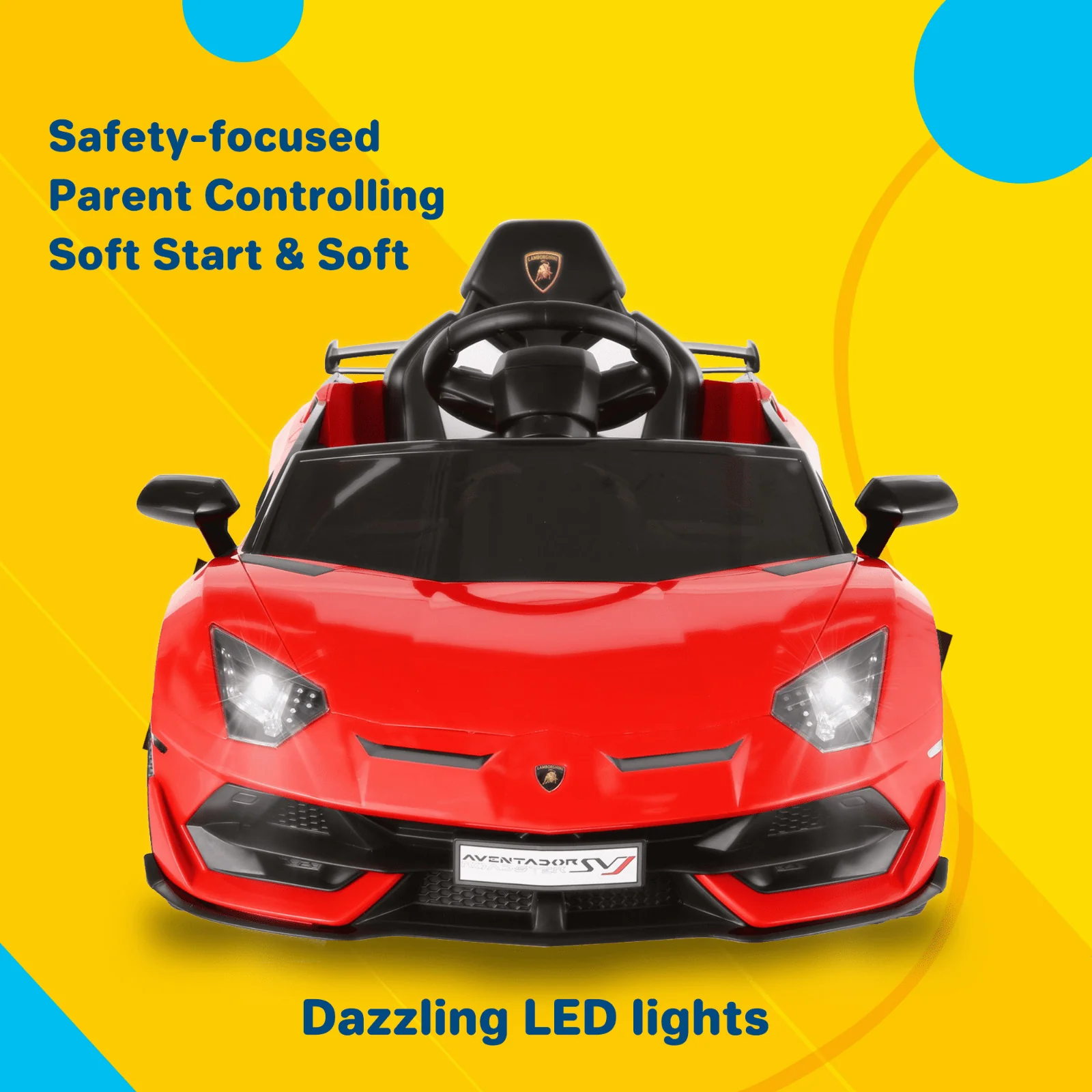 Electric Sports Car for Kids - 12V Battery Powered Ride-On Vehicle with Remote Control - Image 6