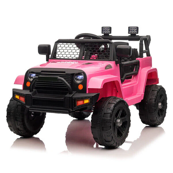 Electric Toy Jeep for Kids with LED Lights, MP3 Player, and Remote Control - Perfect Gift for Young Drivers! - Image 4