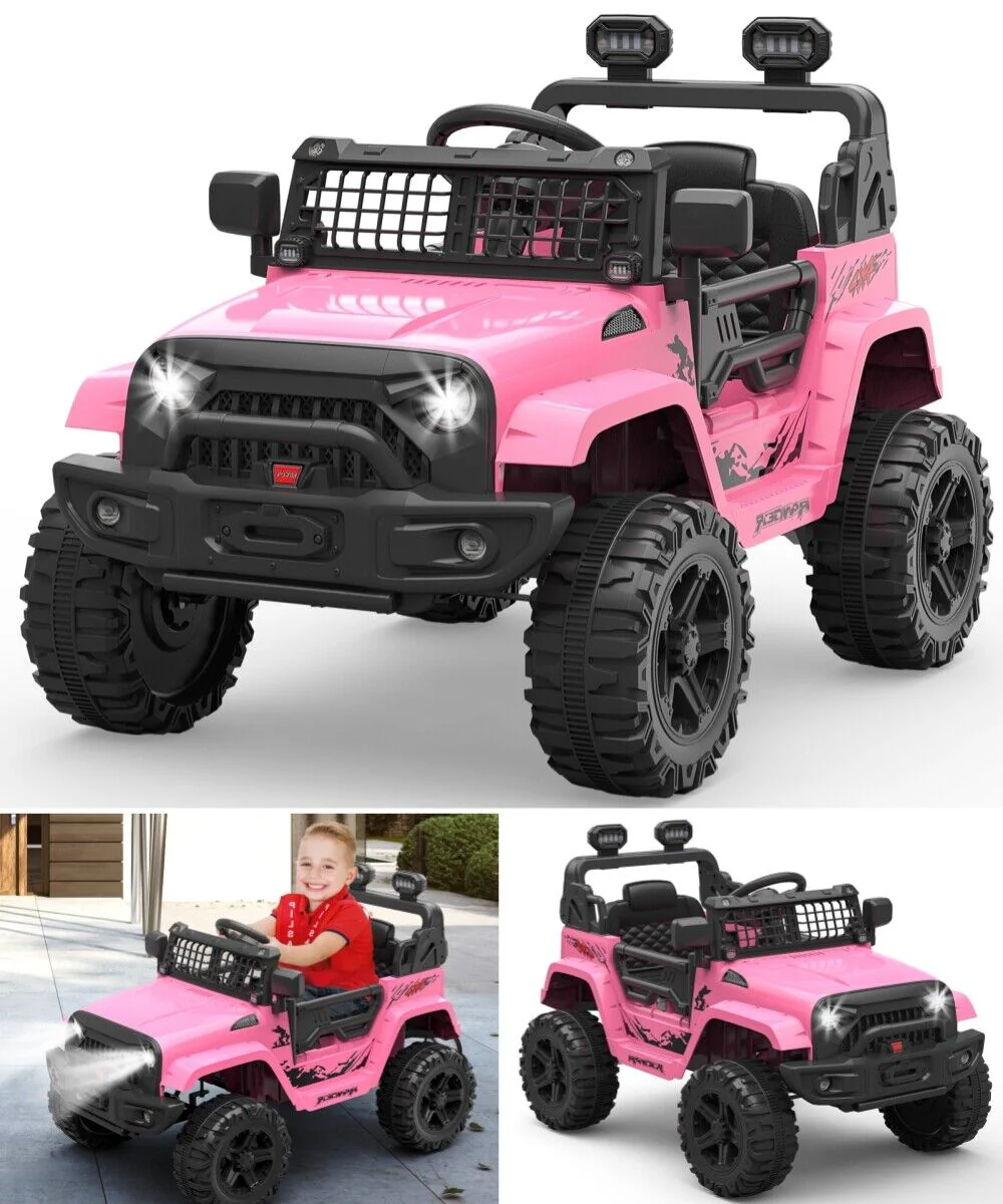 Electric Toy Truck for Kids with Bluetooth and Remote Control - 12V Ride On Car - Image 22
