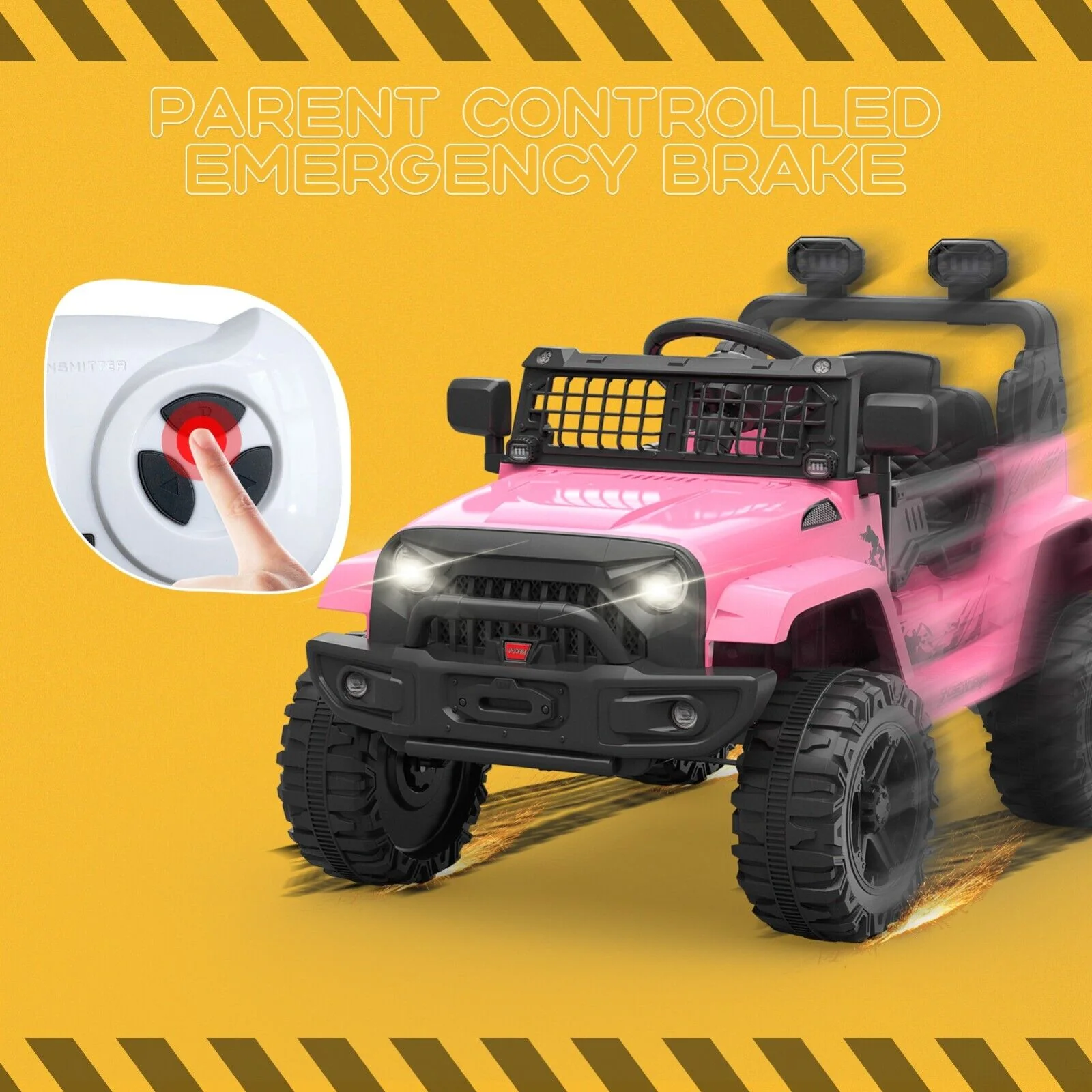 Electric Toy Truck for Kids with Bluetooth and Remote Control - 12V Ride On Car - Image 27