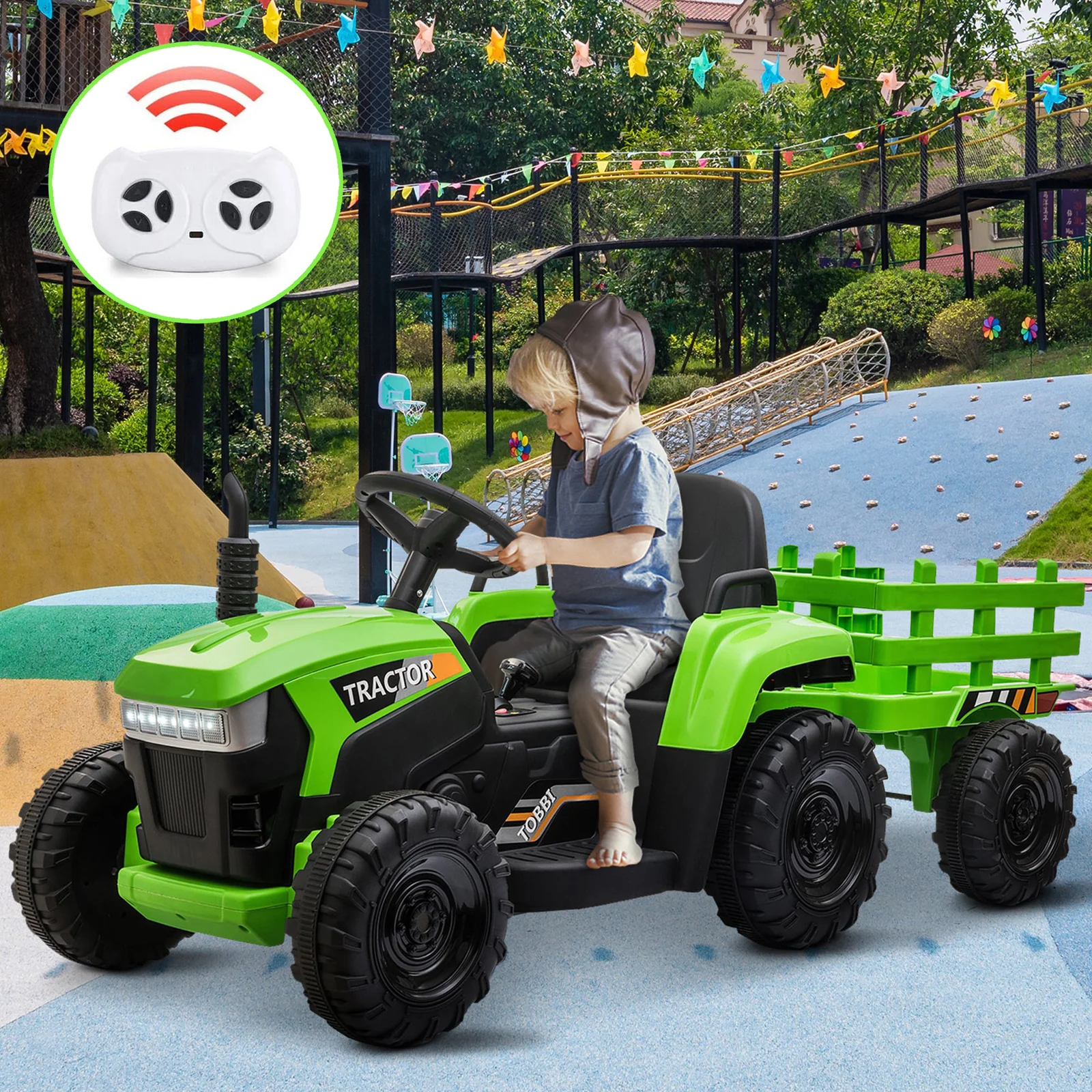 12V Licensed Bentley Electric Ride-On Tractor Car for Kids with Remote Control - Image 2