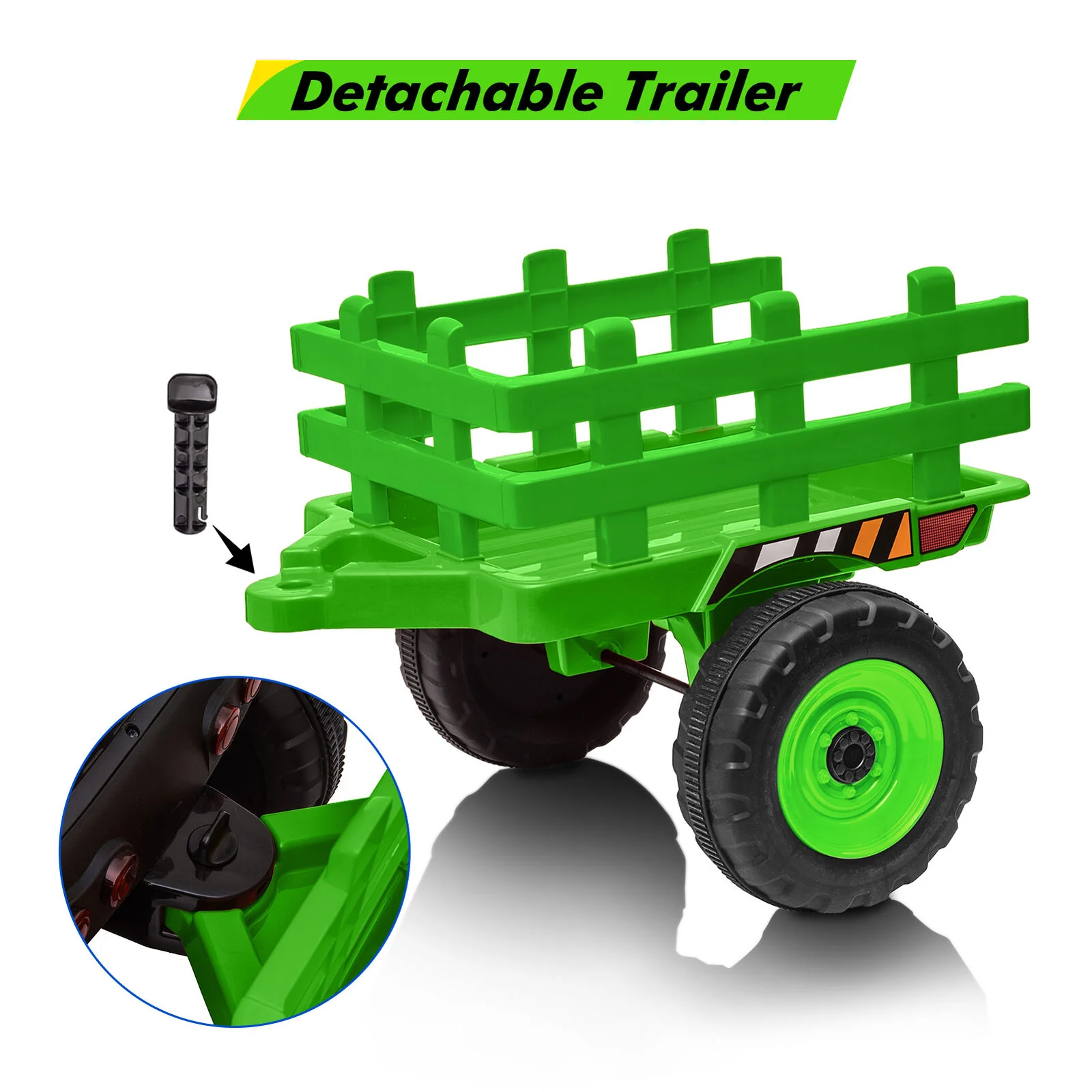 Electric Tractor Remote Control with Headlights for Kids Ages 3-6 - Image 20