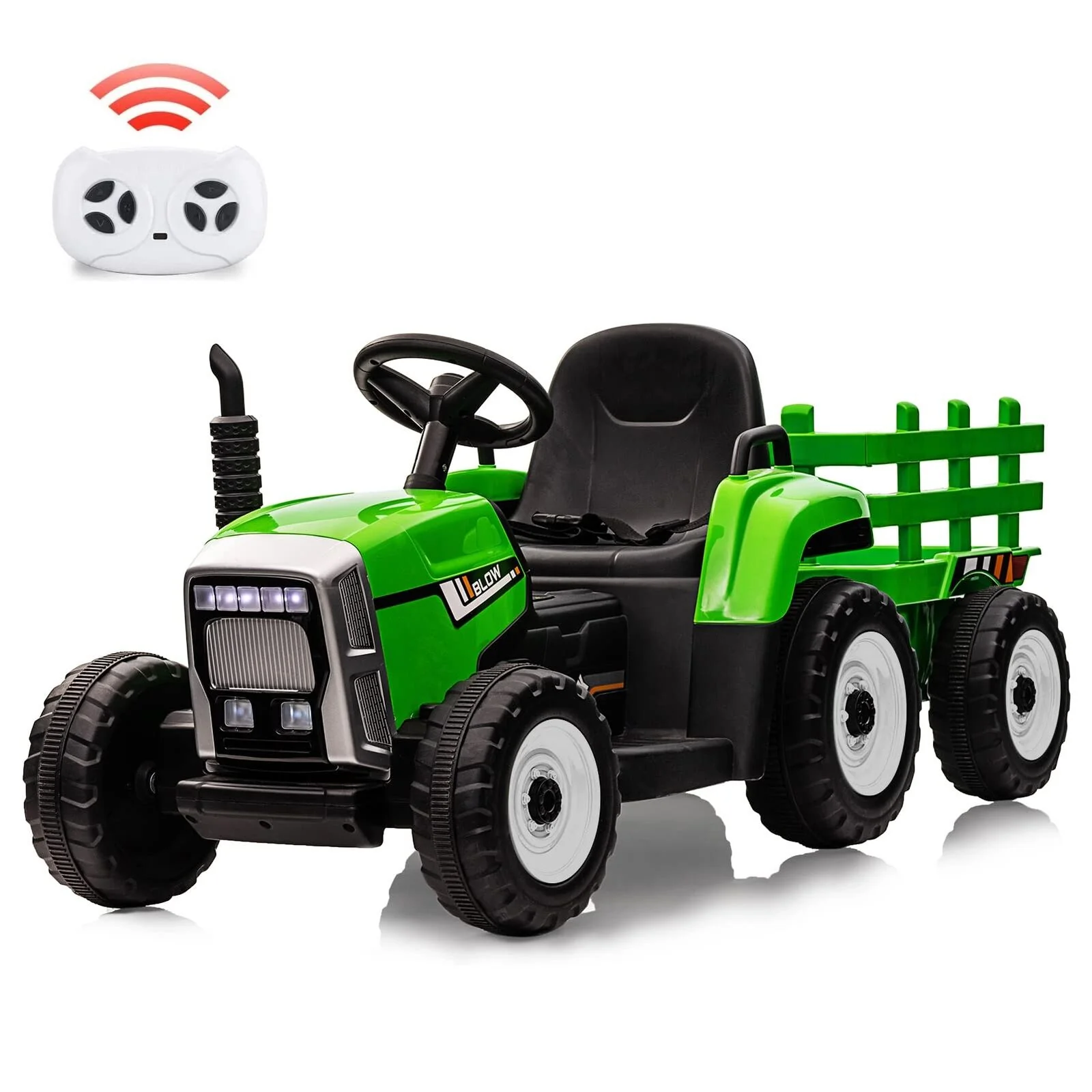 Electric Tractor Remote Control with Headlights for Kids Ages 3-6 - Image 27