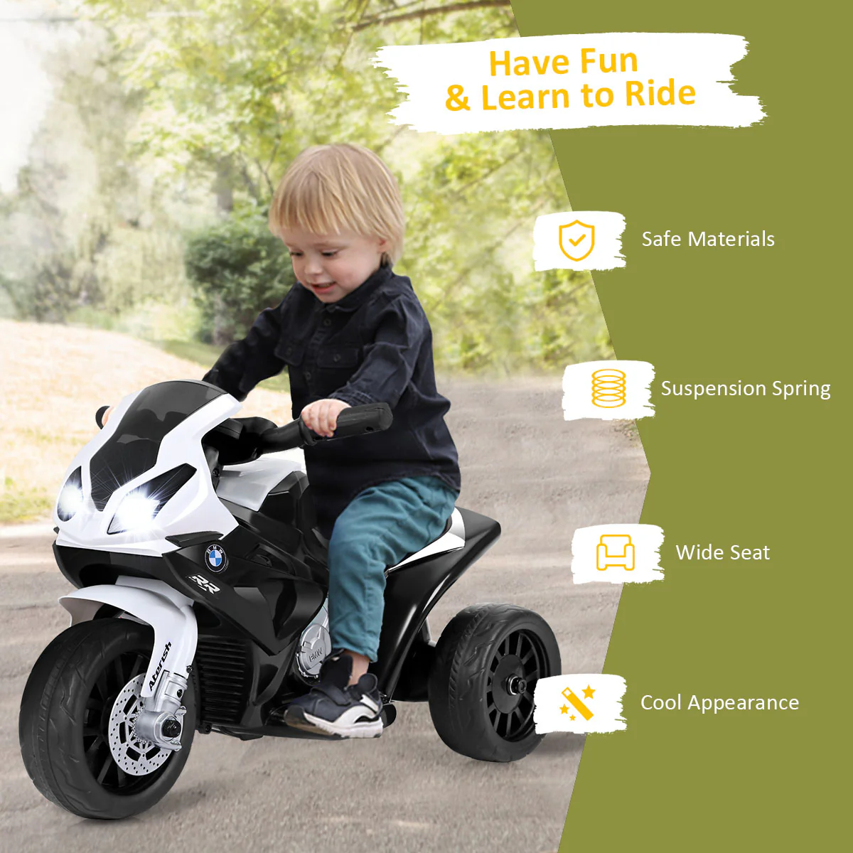 Electric Tricycle Motorcycle for Kids with Rechargeable Battery - Ideal for Boys and Girls - Image 5