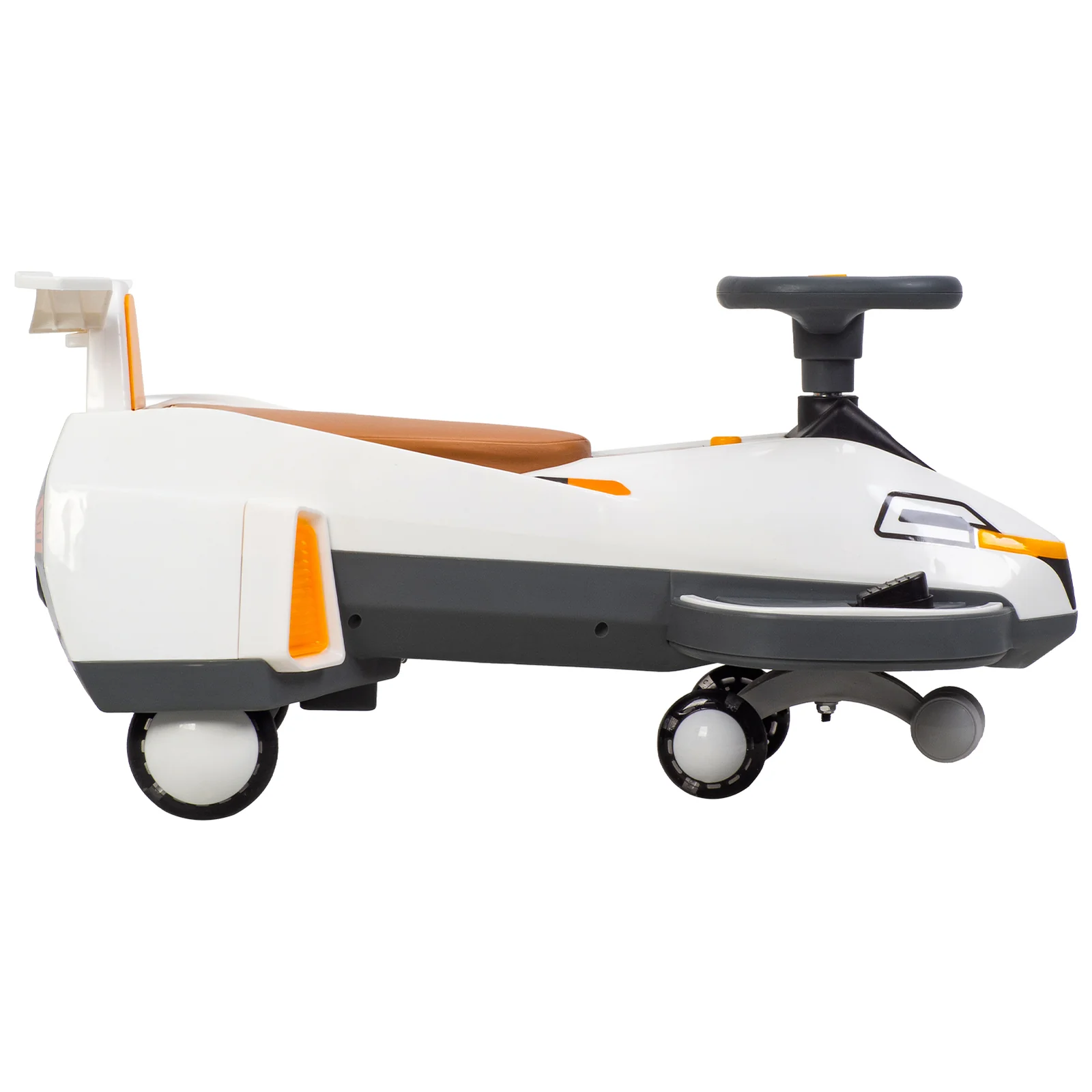 Electric Twist Car with Lights, Music, Helmet, and 2-in-1 Swing for Ages 1-6 Years - Image 11