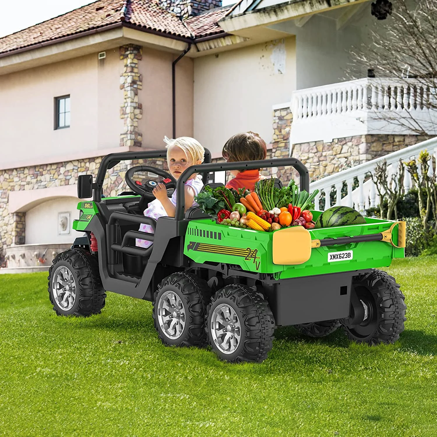 Electric UTV Toy for Children - Remote Control Ride-on Dump Truck - Image 7