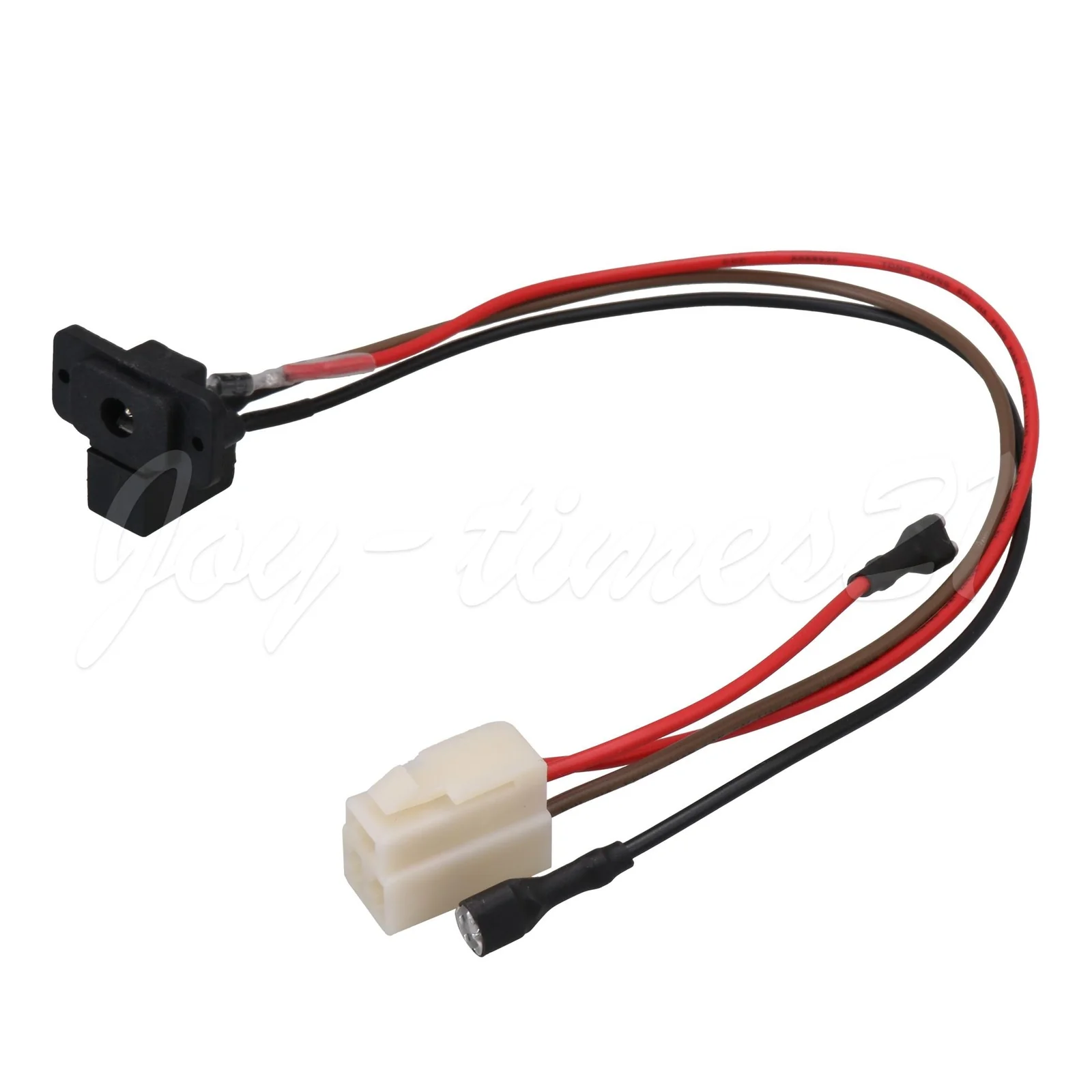 Electric Vehicle 3-Pin Charging Port Socket Cable 33.5cm - Image 2