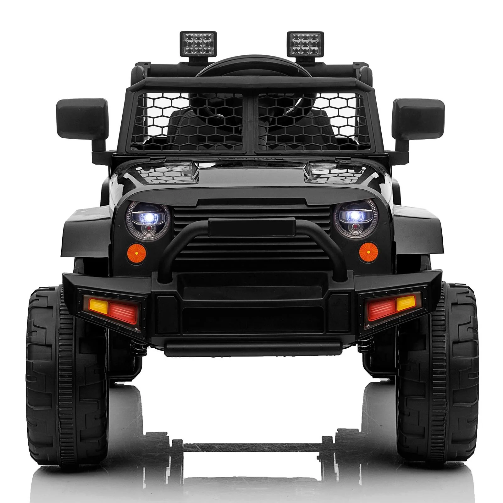 12V Electronic Kids Ride-On Jeep Truck Toy with Lights, Music, Remote Control, and Multiple Colors - Image 9