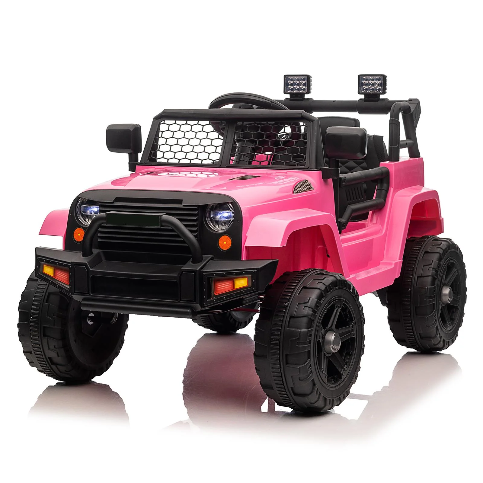 12V Kids Electric Jeep Ride-On Car with 4.5Ah Battery and 3-Speed Remote Control Toy - Image 17