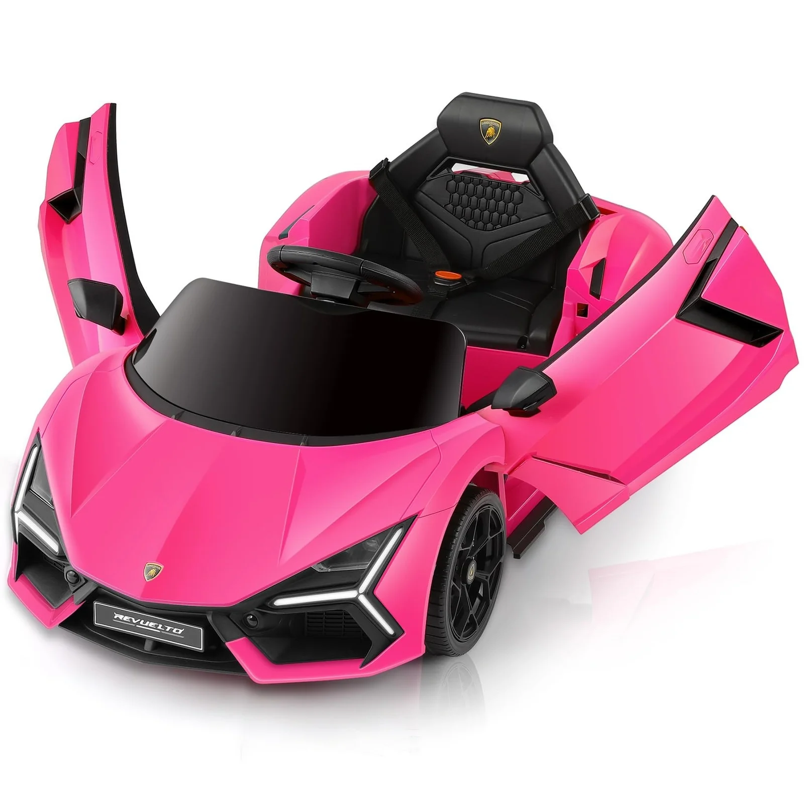 Licensed Lamborghini Electric Ride-On Car with Scissor Doors for Kids - Image 8