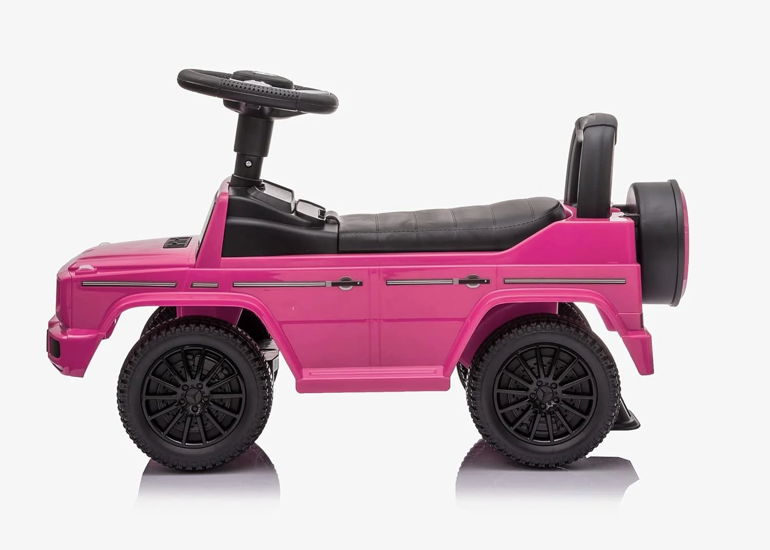 3-in-1 Pink Toddler Wagon Push Car with Safety Features and Storage - Image 4