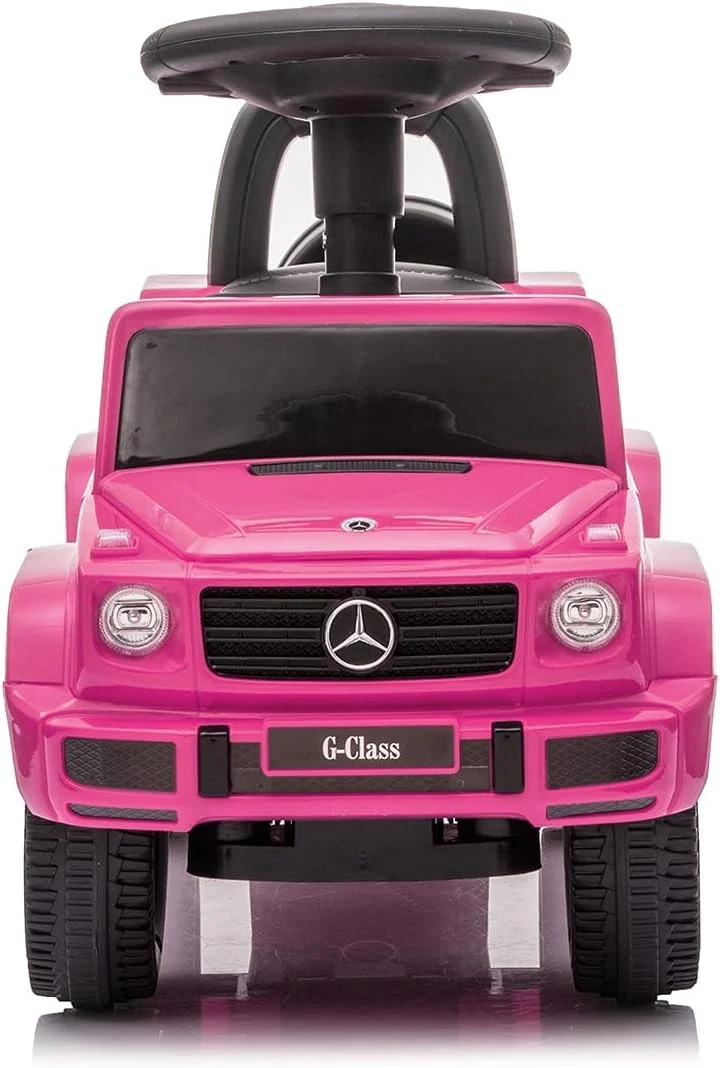 3-in-1 Pink Toddler Wagon Push Car with Safety Features and Storage - Image 5