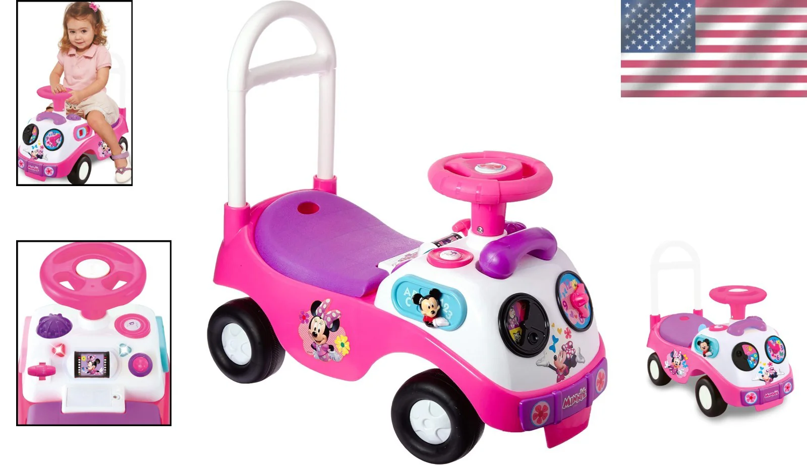 Minnie Mouse Ride-On Toy with Battery Power for Active Toddlers - Image 2