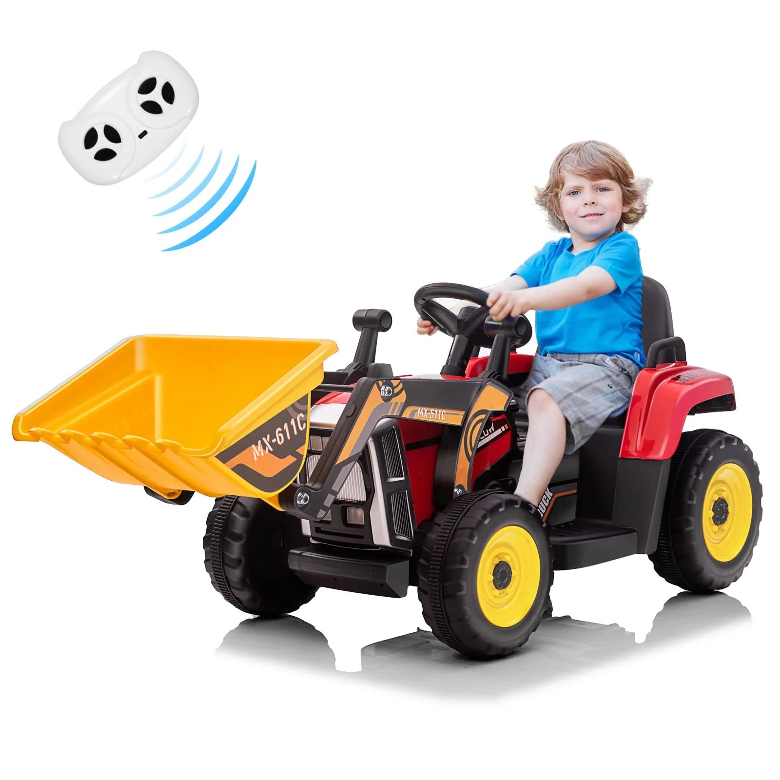 Excavator Digger Truck Ride-On Toy for Kids - Perfect Christmas or Birthday Gift - Image 12