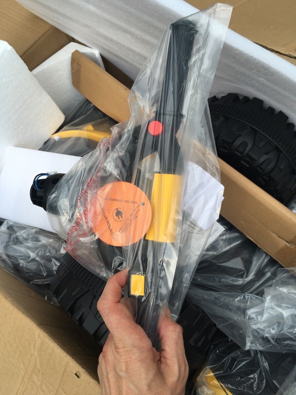Exciting 12V 4-Wheeler Kids Car with Hot Wheels Music in Yellow and Black - Brand New in Box! - Image 4