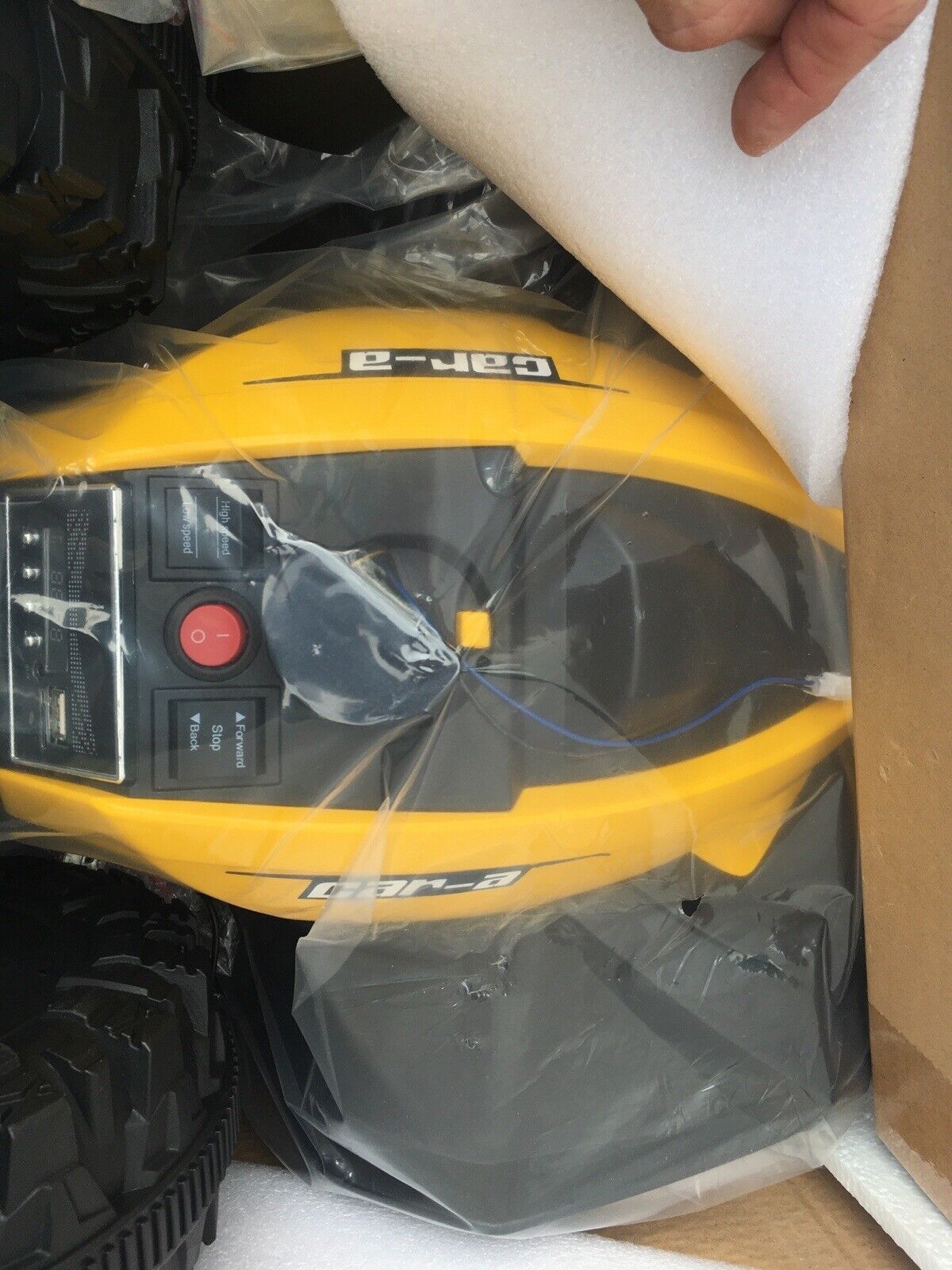 Exciting 12V 4-Wheeler Kids Car with Hot Wheels Music in Yellow and Black - Brand New in Box! - Image 9