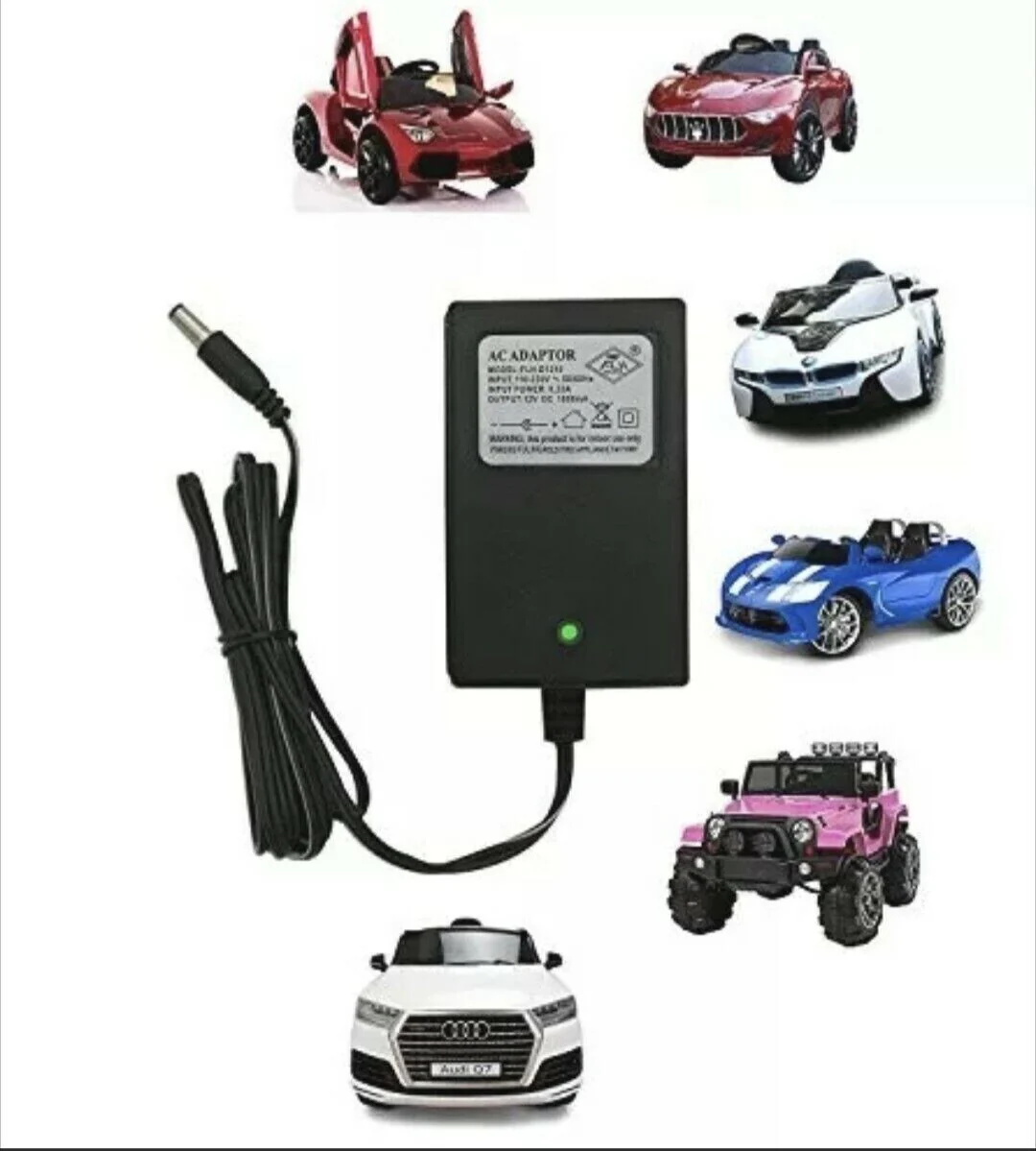 12V Fast Battery Charger for Kids Power Wheels Ride-On Car SUV - Image 2