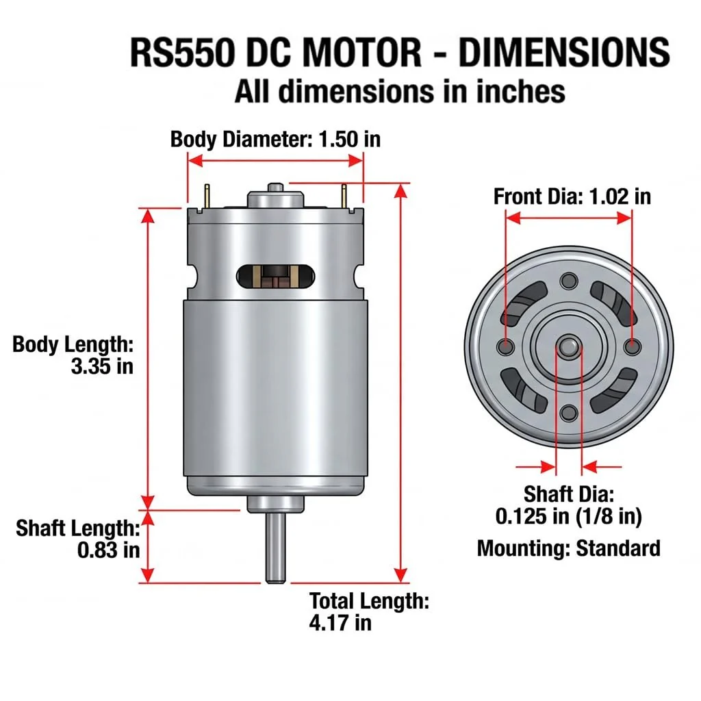 High-Performance Motor Upgrade for 12V, 18V, 20V, and 24V Power Wheels Electric Cars - Set of 2 - Image 4