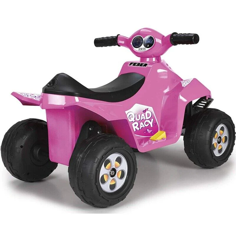 Feber Pink Quad Racy - 6V Battery Powered Ride-On - Image 2