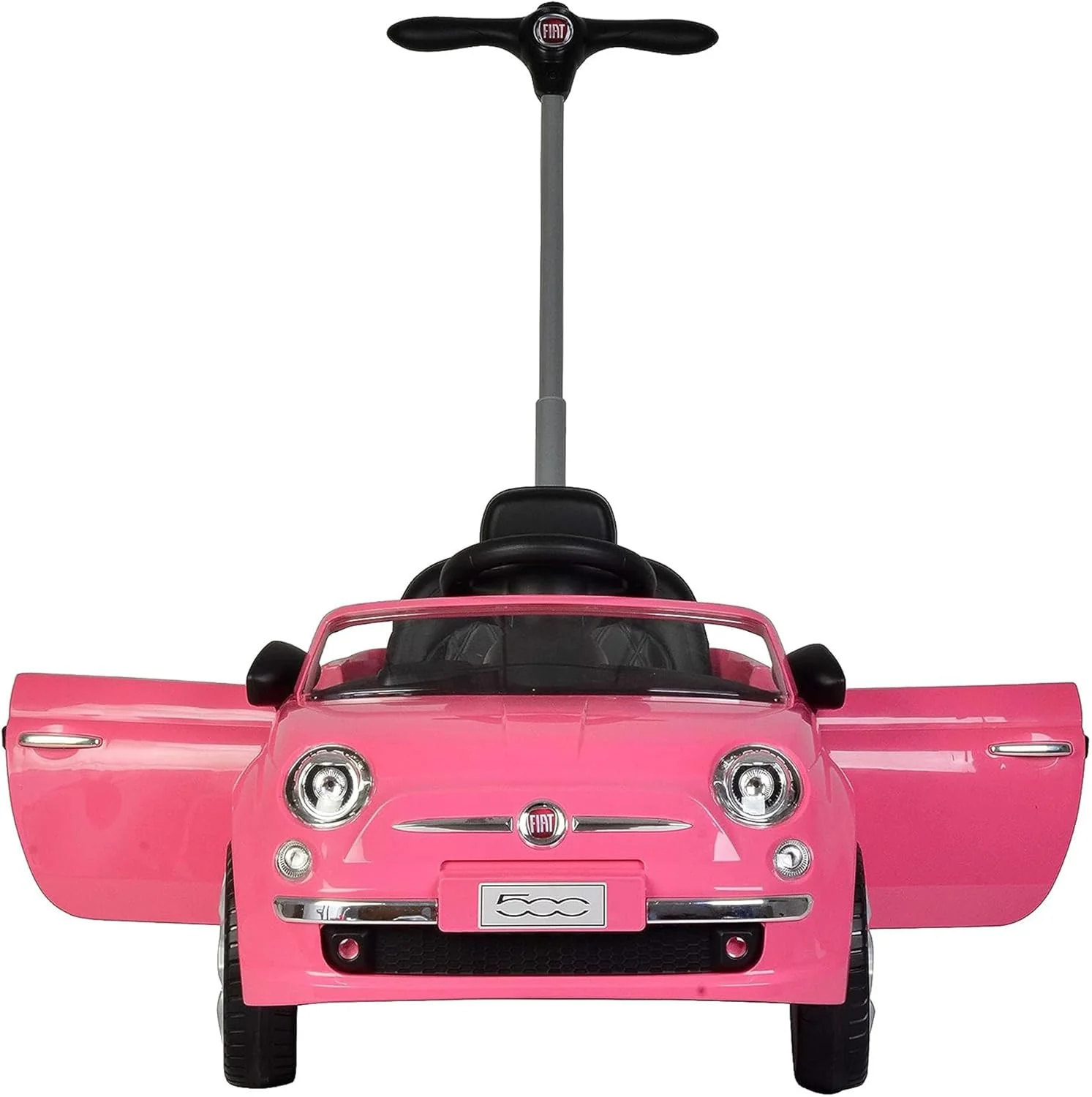 Large Pink Push Car Fiat 500 Toy - Image 6