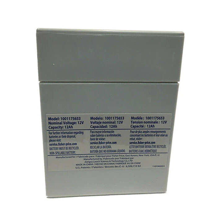 Fisher-Price 12 Volt Gray Battery for Power Wheels - Genuine Replacement - Image 5