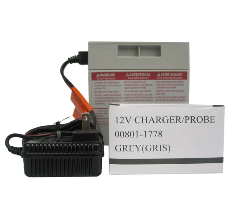 Fisher Price Genuine 12V Gray Battery and Charger Set for Power Wheels - Image 2